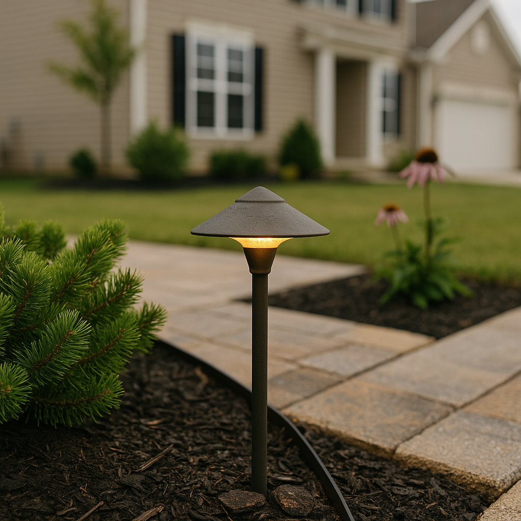 LED vs halogen landscape lights Cuyahoga County Ohio benefits of using led landscape lights