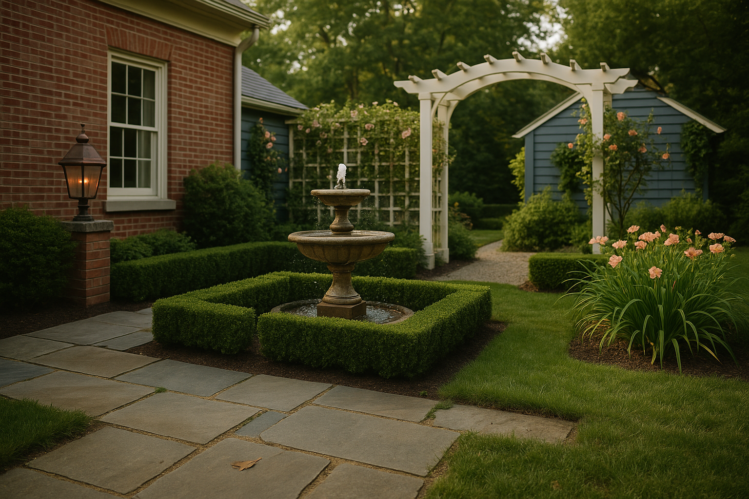 patio design ideas Chagrin Falls Ohio landscape