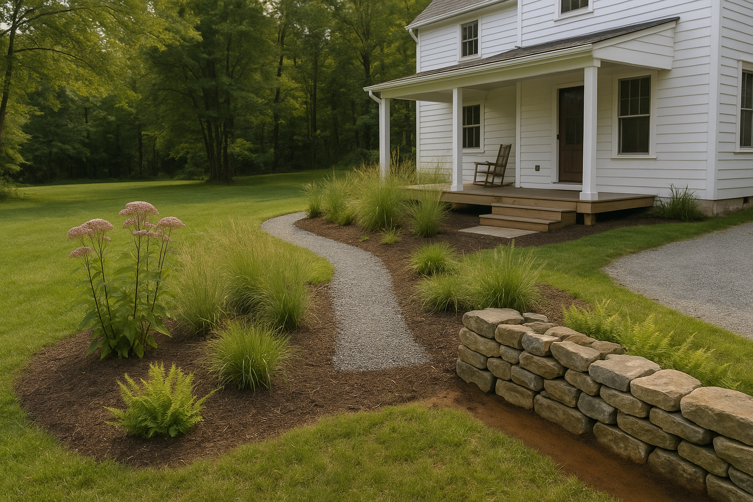 Signs Your Yard Has a Drainage Problem West Geauga Ohio landscape